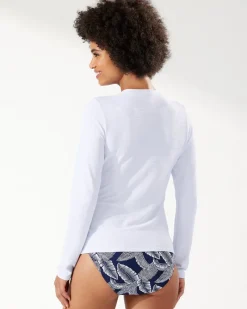 Tommy Bahama Island Cays Rash Guard White Best