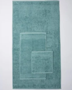 Tommy Bahama Island Retreat 6-Piece Bath Towel Set Dark Blue Lagoon Outlet