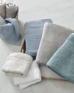 Tommy Bahama Island Retreat 6-Piece Bath Towel Set Dark Blue Lagoon Outlet