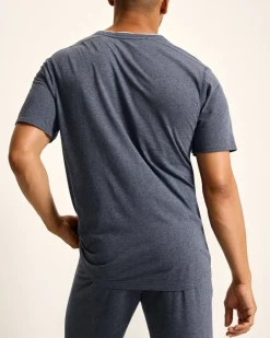 Tommy Bahama Jersey Short-Sleeve V-Neck T-Shirt Heathered Blue Discount