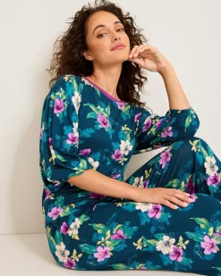 Tommy Bahama Jersey 3/4-Sleeve & Pants Pajama Set Summer Night Sale