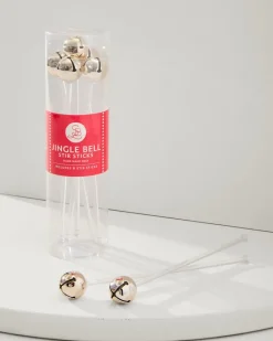 Tommy Bahama Jingle Bell Stir Sticks Gold Online