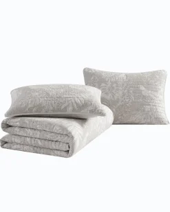 Tommy Bahama Jungle Toile Reversible 3-Piece King Quilt Set Beige Online