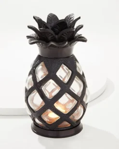 Tommy Bahama Large Glass Pineapple Votive Holder Clear Best