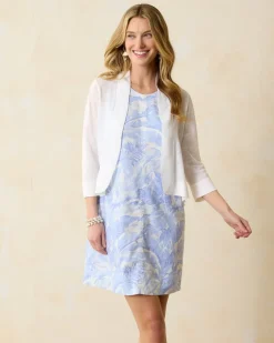 Tommy Bahama Lea Open Linen Cardigan White Online