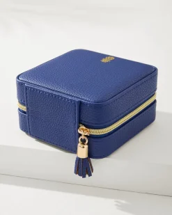 Tommy Bahama Leah Travel Jewelry Case Navy Best