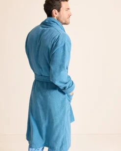 Tommy Bahama Loop Terry Robe Blue Fade