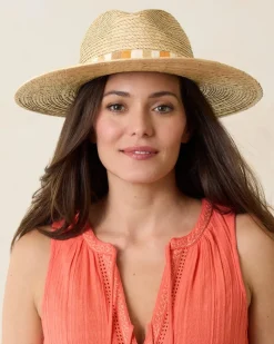 Tommy Bahama Lotus Wide-Brim Hat Sand Discount