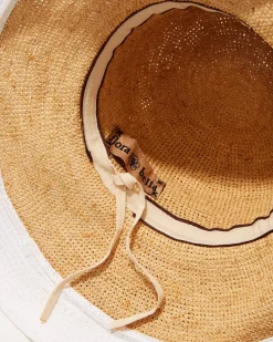 Tommy Bahama Lucia Brimmed Hat White Hot