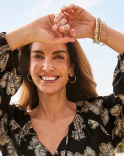 Tommy Bahama Madeira Stretch Bracelet & Bangle Set Gold Sale