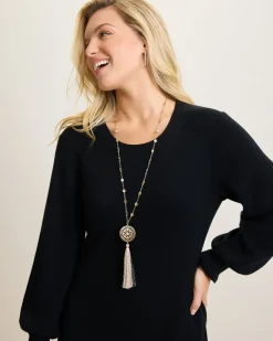 Tommy Bahama Madeira Tassel Pendant Necklace Gold Discount