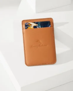 Tommy Bahama Mag-Safe Phone Wallet Tan Hot