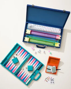 Tommy Bahama Mahjong Game Set Blue New