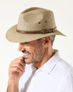 Tommy Bahama Manassa Drover Hat Stone