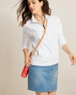 Tommy Bahama Marina Del Mar Half-Zip Sweatshirt White Best