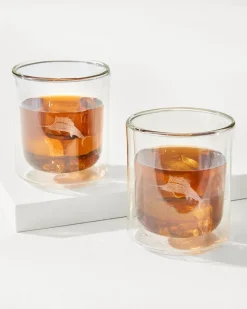 Tommy Bahama Marlin 12-oz. Corkcicle® Rocks Glass - Set of 2 Clear
