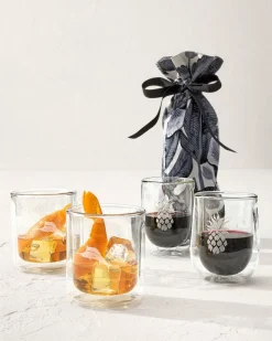 Tommy Bahama Marlin 12-oz. Corkcicle® Rocks Glass - Set of 2 Clear