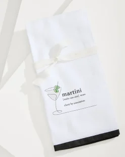 Tommy Bahama Martini Bar Towel White Best