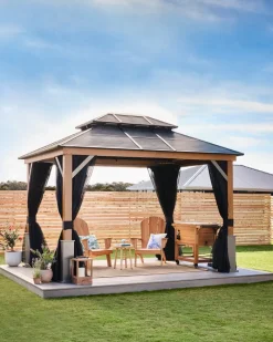 Tommy Bahama Maui Gazebo Natural Outlet