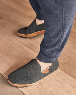 Tommy Bahama Men's OluKai® Hanohano Slippers Dark Shadow