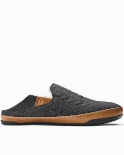 Tommy Bahama Men's OluKai® Hanohano Slippers Dark Shadow