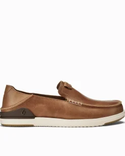 Tommy Bahama Men's OluKai® Kākaha Leather Slip-On Shoes Fox Best