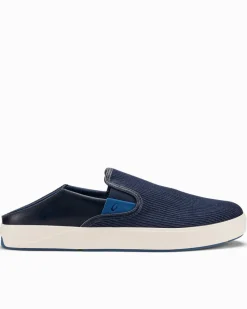 Tommy Bahama Men's OluKai® Lae'ahi Kapa Corduroy Slip-On Sneakers Trench Blue Best