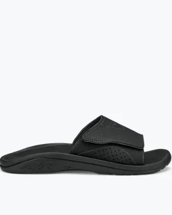 Tommy Bahama Men's OluKai® Nalu Slide Sandals Black Hot