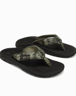 Tommy Bahama Men's x Olukai® Exclusive 'Ohana Sandals Olive Sale