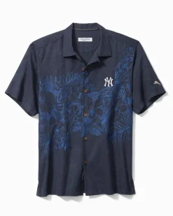 Tommy Bahama MLB® Game Day Lei IslandZone® Camp Shirt new_york_yankees Sale