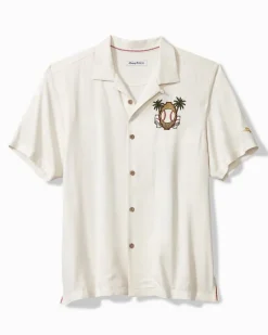 Tommy Bahama MLB® Pitcher's Paradiso Silk Camp Shirt new_york_yankees Hot