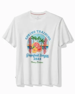 Tommy Bahama MLB® Spring Training™ 2024 Grapefruit League Graphic T-Shirt White New
