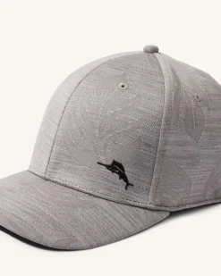 Tommy Bahama Monstera Fade Cap Ultimate Gray New