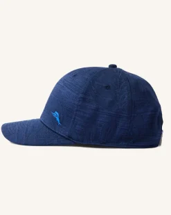 Tommy Bahama Monstera Fade Cap Blue Note Discount