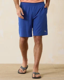 Tommy Bahama Monterey Coast Hybrid IslandZone® 9-Inch Shorts Cobalt Haze Discount