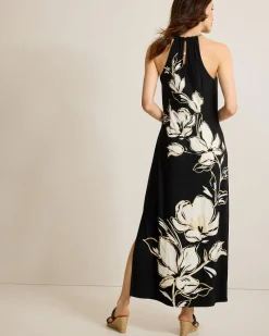 Tommy Bahama Noche Mar Chain Maxi Dress Black Discount