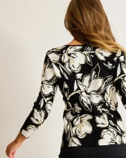 Tommy Bahama Noche Mar Jacquard Sweater Black