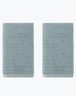 Tommy Bahama Northern Pacific 2-Piece Hand Towel Set Blue Sale