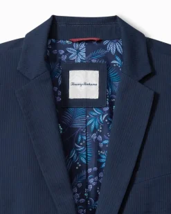 Tommy Bahama Nova Wave Stretch-Seersucker Blazer Maritime Online