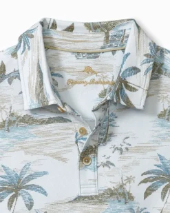 Tommy Bahama Oceanic Oasis IslandZone® Polo Sterling Blue Online