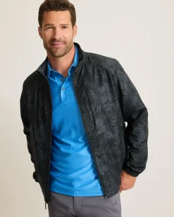 Tommy Bahama On Par Hibiscus Drive Jacket Black Discount