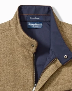 Tommy Bahama Pacific Grove Reversible Vest British Bourbon Sale
