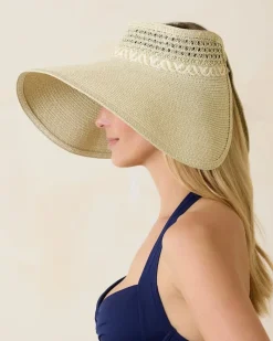 Tommy Bahama Packable Everyday Full Coverage Visor Mixed Natural Best