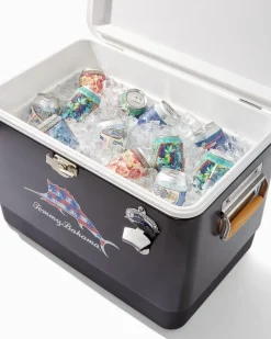 Tommy Bahama Palm Marlin 54-Quart Cooler Black New