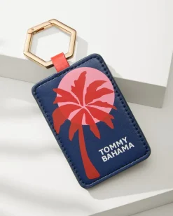Tommy Bahama Palm Tree Magnetic Hat Clip Navy