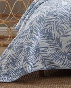 Tommy Bahama Palmday 2-Piece Twin Quilt Set Blue Canal Online