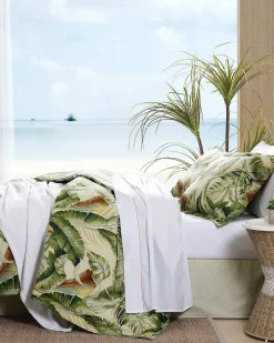 Tommy Bahama Palmiers Queen Comforter Set Green Discount