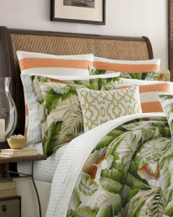 Tommy Bahama Palmiers Queen Comforter Set Green Discount