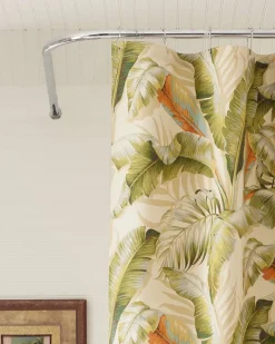 Tommy Bahama Palmiers Shower Curtain Green