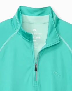 Tommy Bahama Paradise Isle IslandZone® Half-Zip Sweatshirt Blue Freeze Online